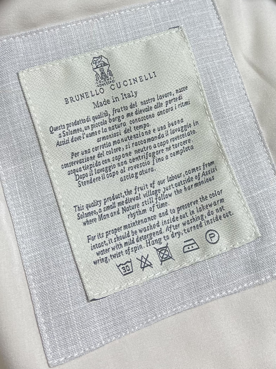 BrunelloCucinelli布鲁内洛·库奇内利 BC 2026SS 新款男士夹克外套，经典设计感与