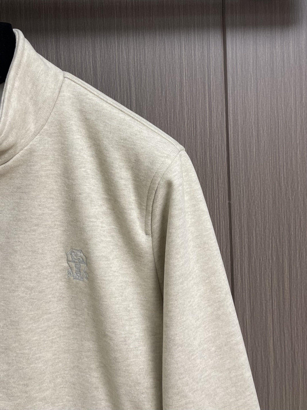 BrunelloCucinelli布鲁内洛·库奇内利 BC 长袖立领夹克外套，臻选高端弹力纯棉棉面料，手