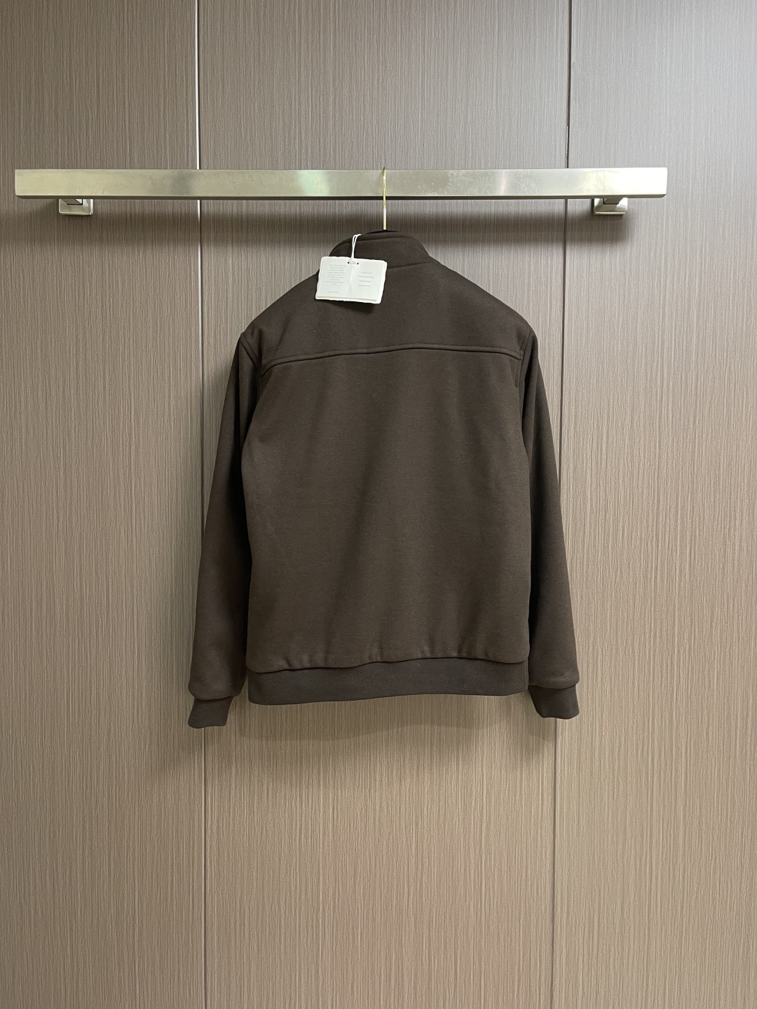 BrunelloCucinelli布鲁内洛·库奇内利 BC 长袖立领夹克外套，臻选高端弹力纯棉棉面料，手