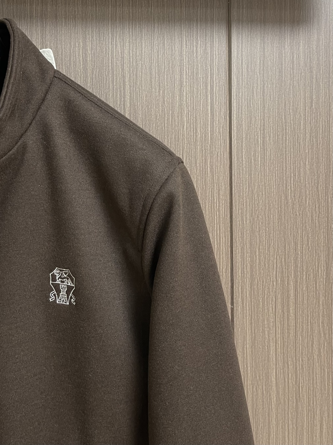 BrunelloCucinelli布鲁内洛·库奇内利 BC 长袖立领夹克外套，臻选高端弹力纯棉棉面料，手