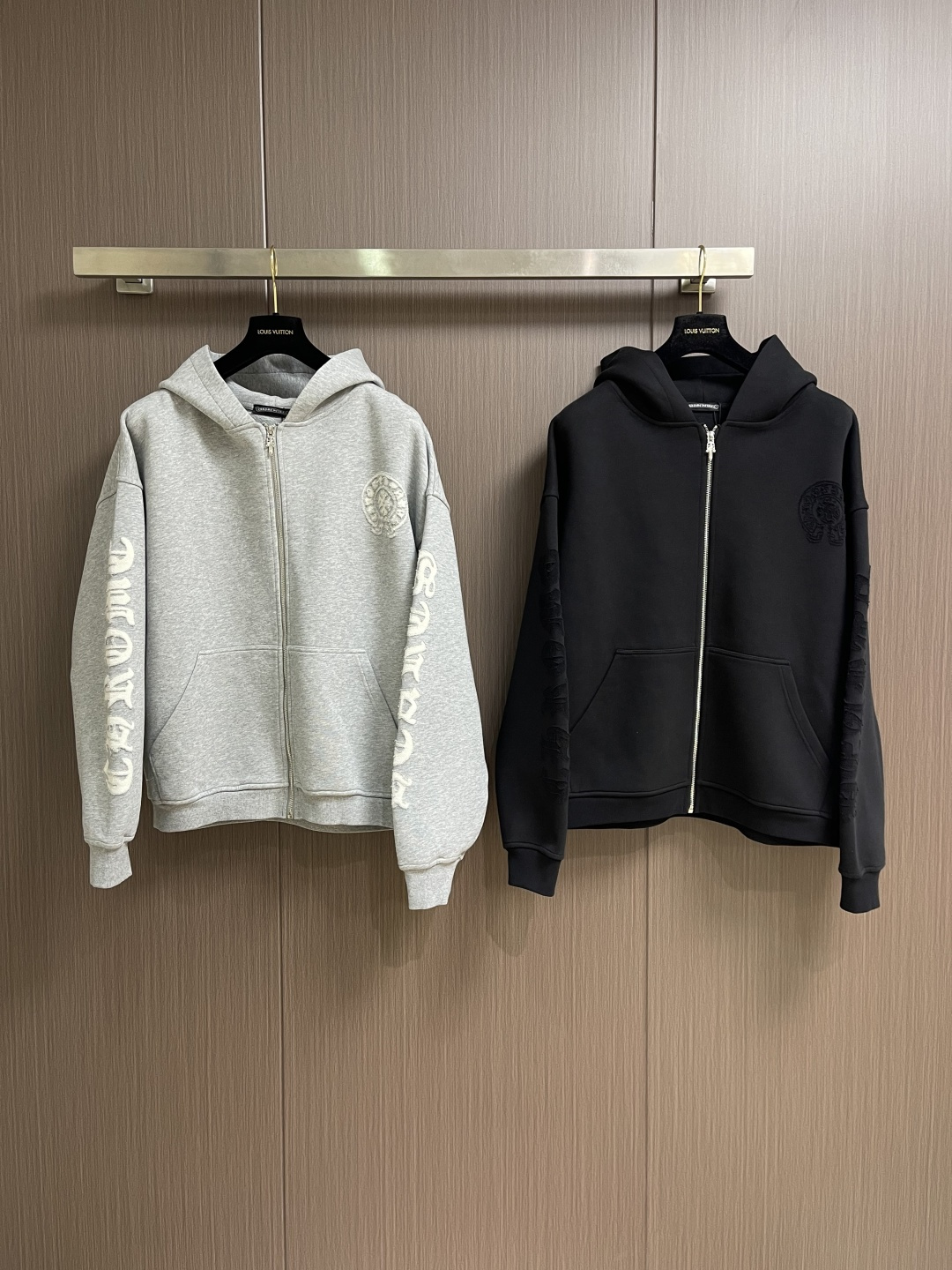 Come Hearts ch 克罗心十字徽标贴布刺绣连帽卫衣 定制重磅堡垒交织空气棉 质感十足 厚重扎实