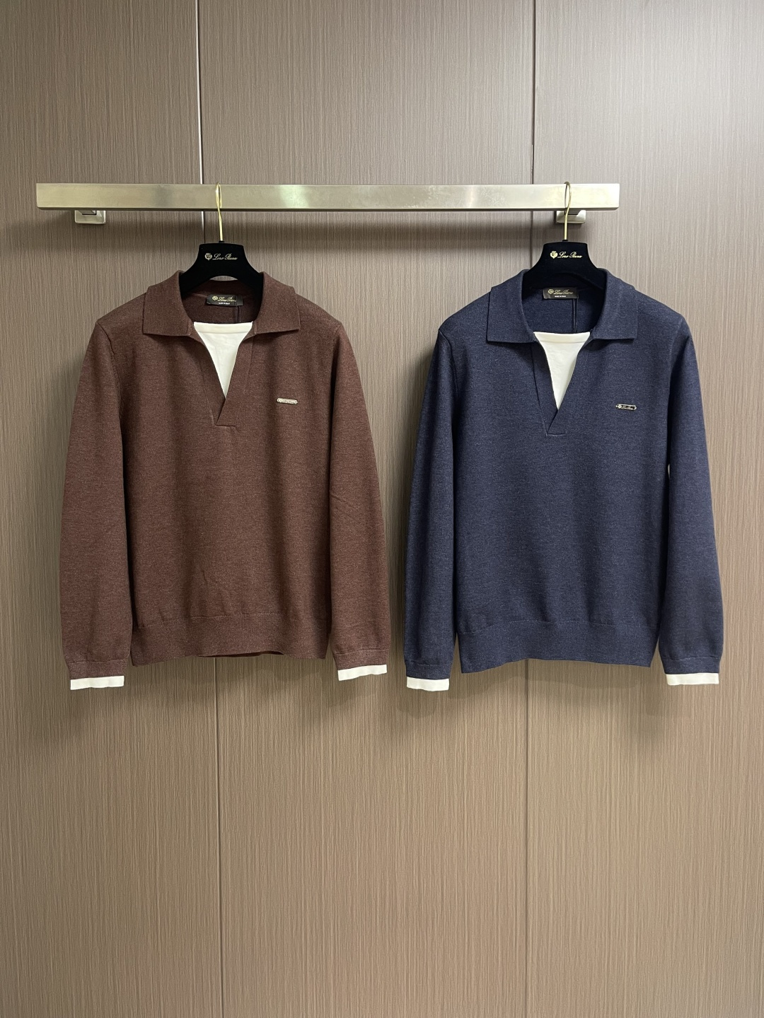 lP🆕 LoroPiana 2026SS假两件新款Polo领长袖T恤，顶级原版面料，质感细腻 超柔软亲肤