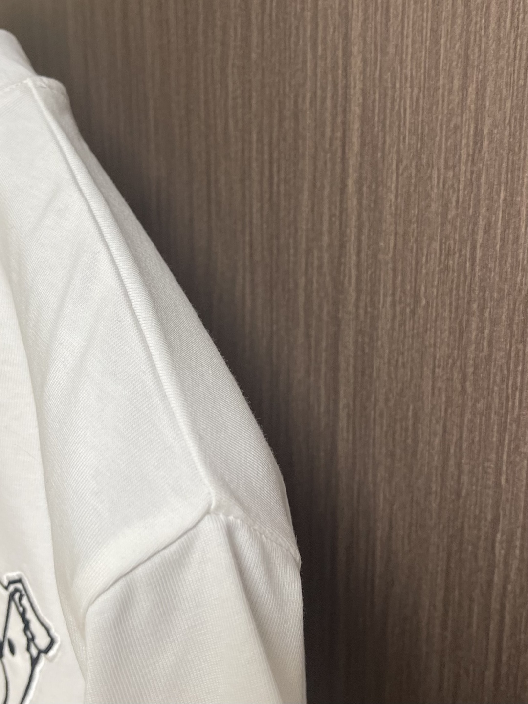 FENDI 2026ss新款短袖T恤 白色棉质T恤白色纯棉材质，胸部饰有撞色刺绣，灵感源自创意总监Sii