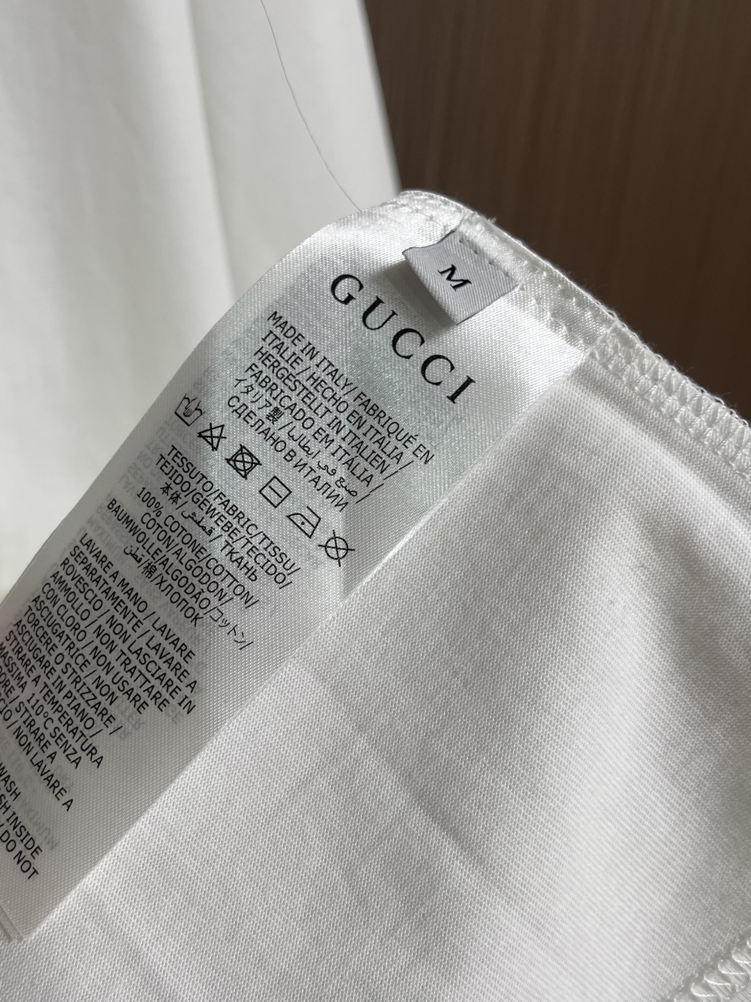 Gucci 2026ss 赛道滑雪缀饰印花圆领短袖T恤，严控logo标识大小，甄选240g双纱纯棉面料，