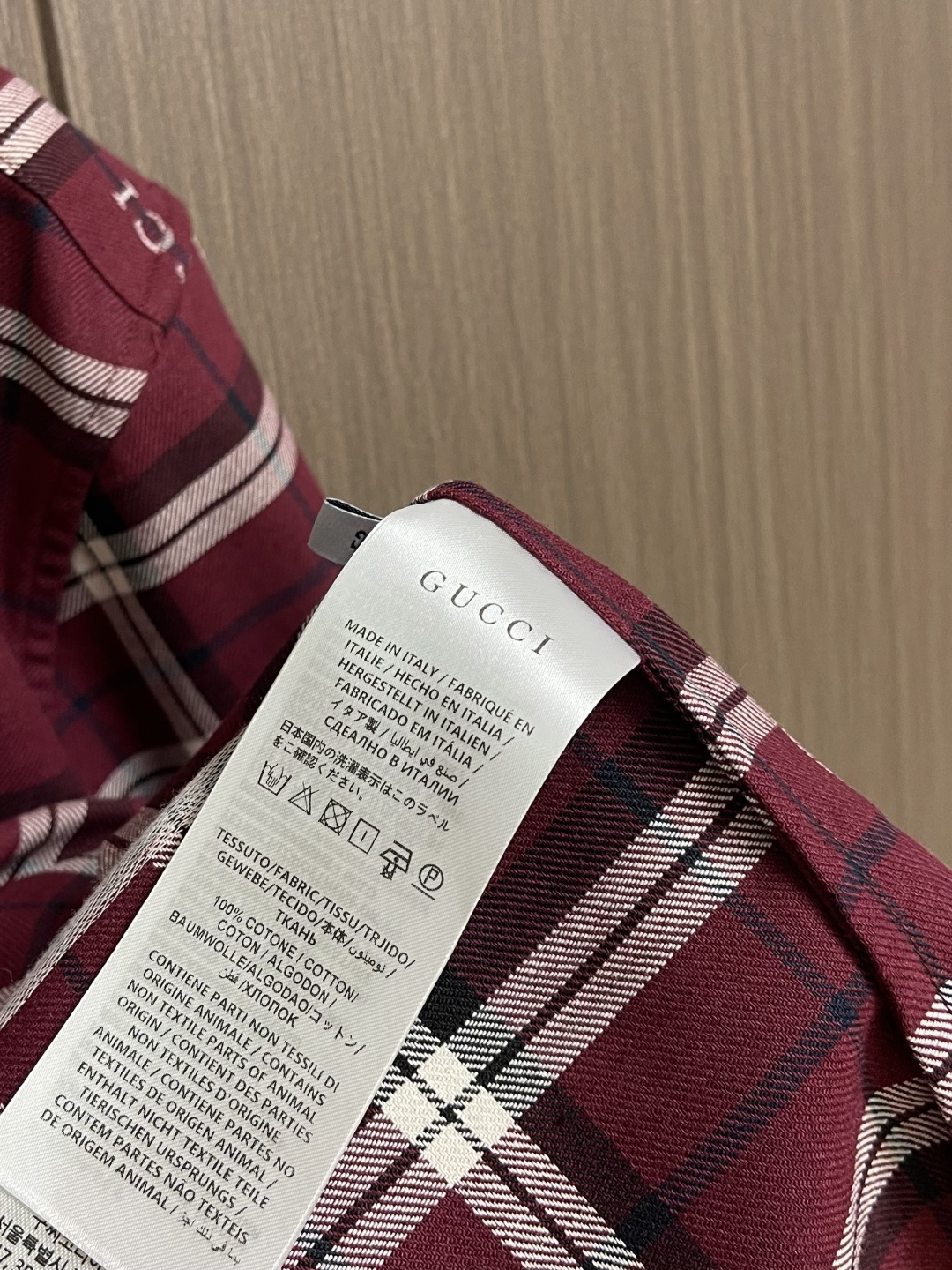 ✅🌾售后 GUCCI 苏格兰格纹棉布提花长袖衬衫，学院风格设计打造百搭格调，从容驾驭日常和休闲造型。这款