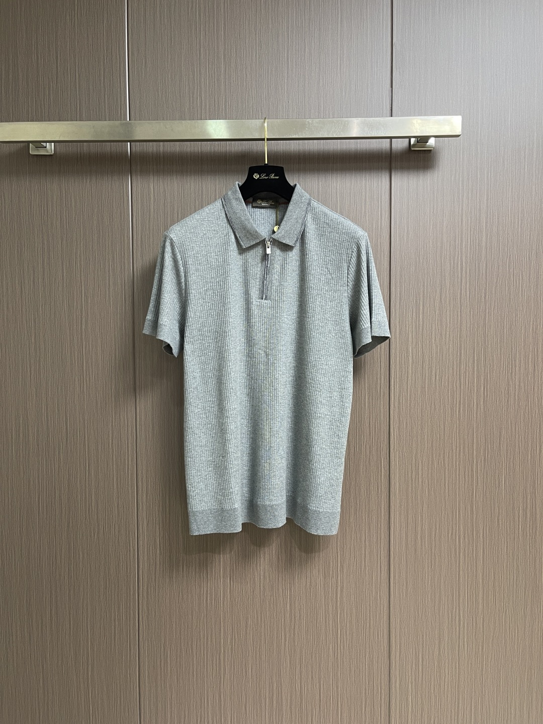 ✅新款 loro Piana loro Piana 2026SS夏季新款拉链针织POlO马球衫，时尚休闲