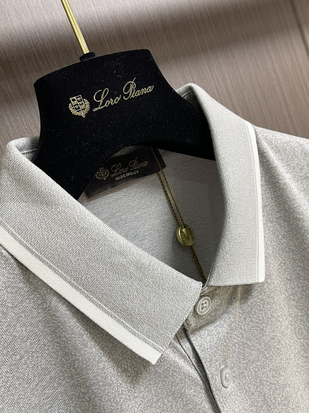 ✅新款 loroPiana loro Piana 翻领短袖POlO，贴身穿，像被轻柔云朵裹住，透气不闷汗