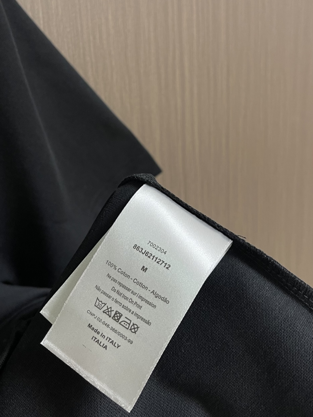 Dior 2026SS夏季新款280克高密度短袖T恤，CD品牌标识刺绣，男女同款 采用进口定制定染面料上