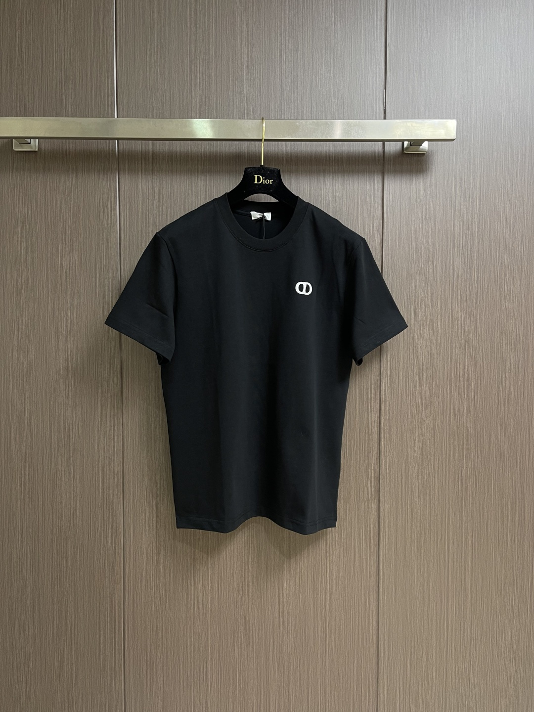 Dior 2026SS夏季新款280克高密度短袖T恤，CD品牌标识刺绣，男女同款 采用进口定制定染面料上