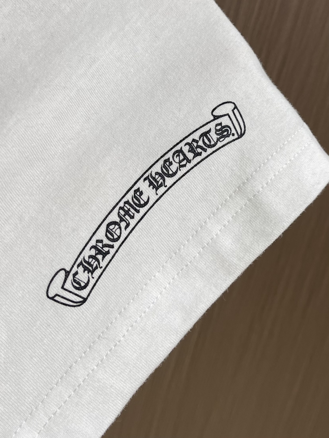 Chrome Hearts CH 克罗心 2026SS早春新款领口印花短袖T恤，胶印设计，订制高织纯棉面