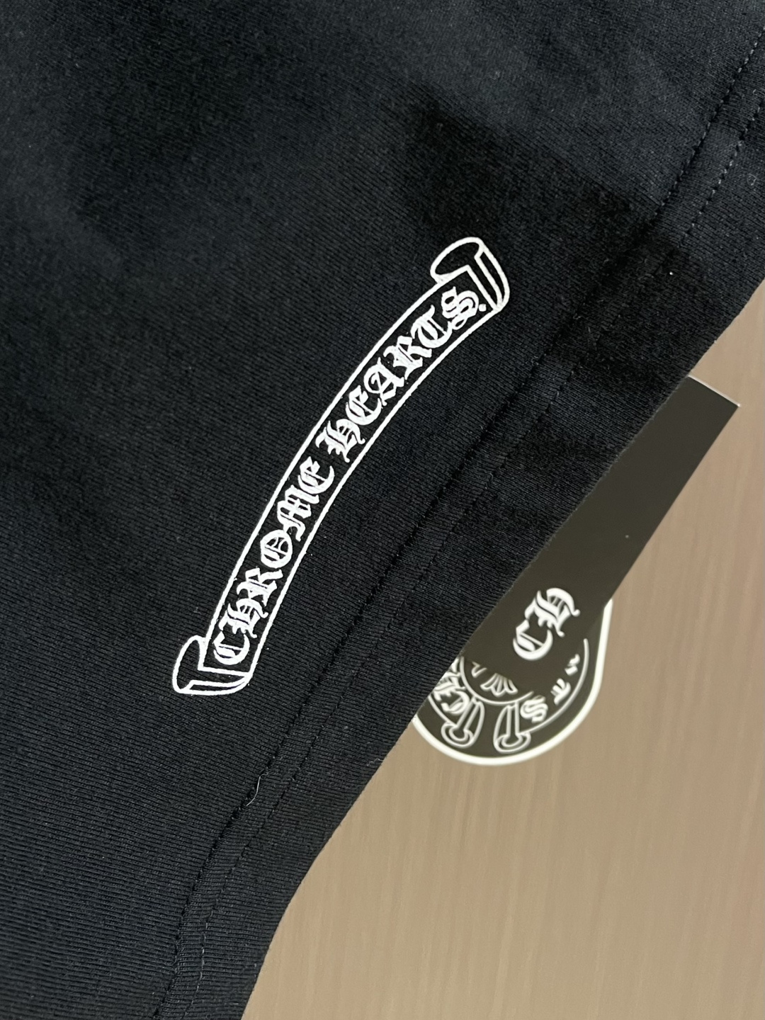 Chrome Hearts CH 克罗心 2026SS早春新款领口印花短袖T恤，胶印设计，订制高织纯棉面