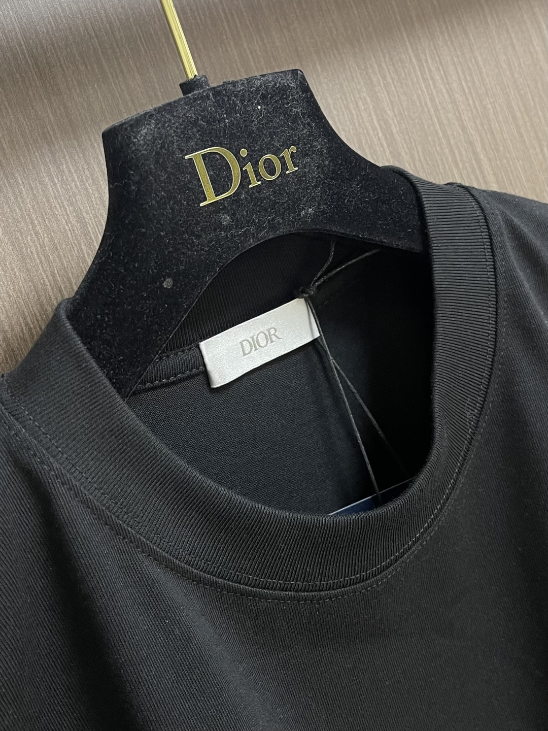 DIOR 2026ss 夏季新款logo标识刺绣圆领短袖T恤，定制客供面料精选丝光棉 轻薄透气 上身丝滑