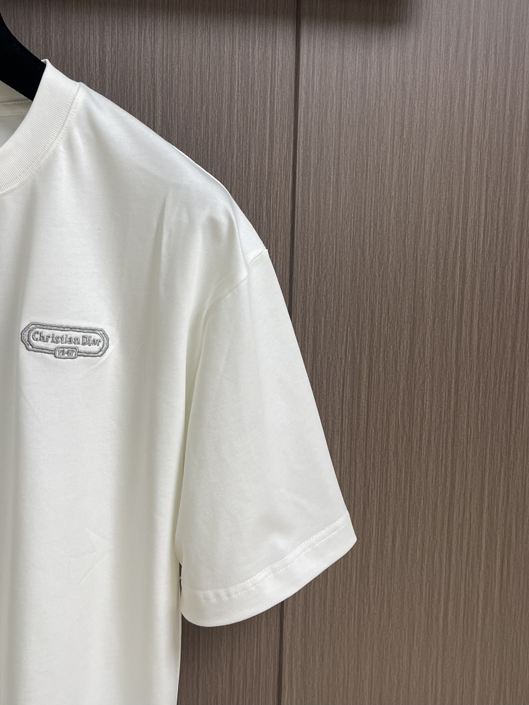 DIOR 2026ss 夏季新款logo标识刺绣圆领短袖T恤，定制客供面料精选丝光棉 轻薄透气 上身丝滑