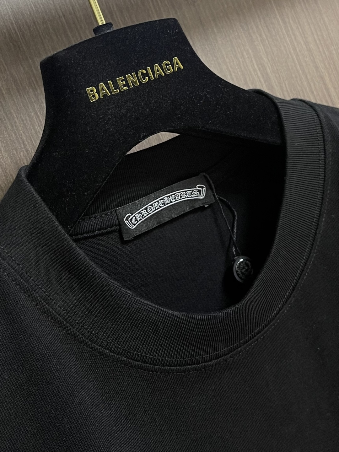 CH 克罗心新款刺绣短袖T恤，重磅420克双纱面料 整衣洗水两遍 重磅面料 宽松版型 偏深挺阔有型 不变