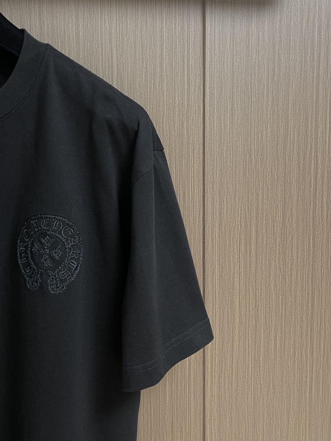 CH 克罗心新款刺绣短袖T恤，重磅420克双纱面料 整衣洗水两遍 重磅面料 宽松版型 偏深挺阔有型 不变