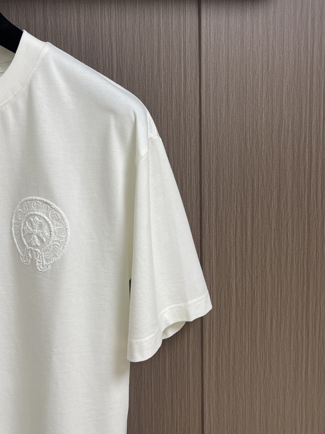 CH 克罗心新款刺绣短袖T恤，重磅420克双纱面料 整衣洗水两遍 重磅面料 宽松版型 偏深挺阔有型 不变