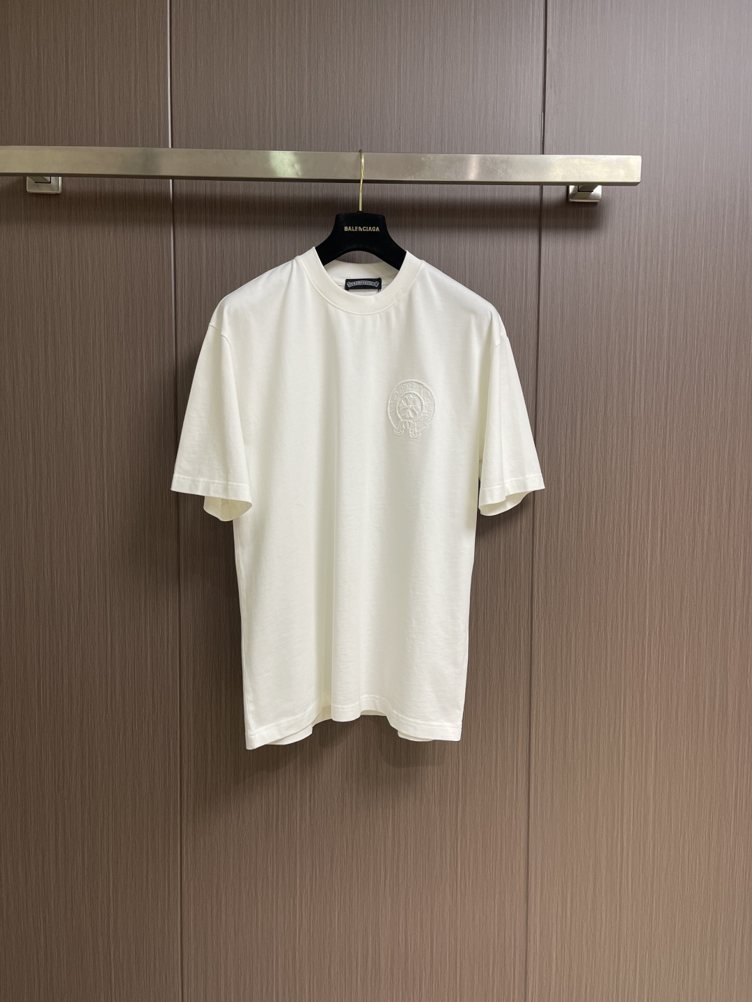 CH 克罗心新款刺绣短袖T恤，重磅420克双纱面料 整衣洗水两遍 重磅面料 宽松版型 偏深挺阔有型 不变