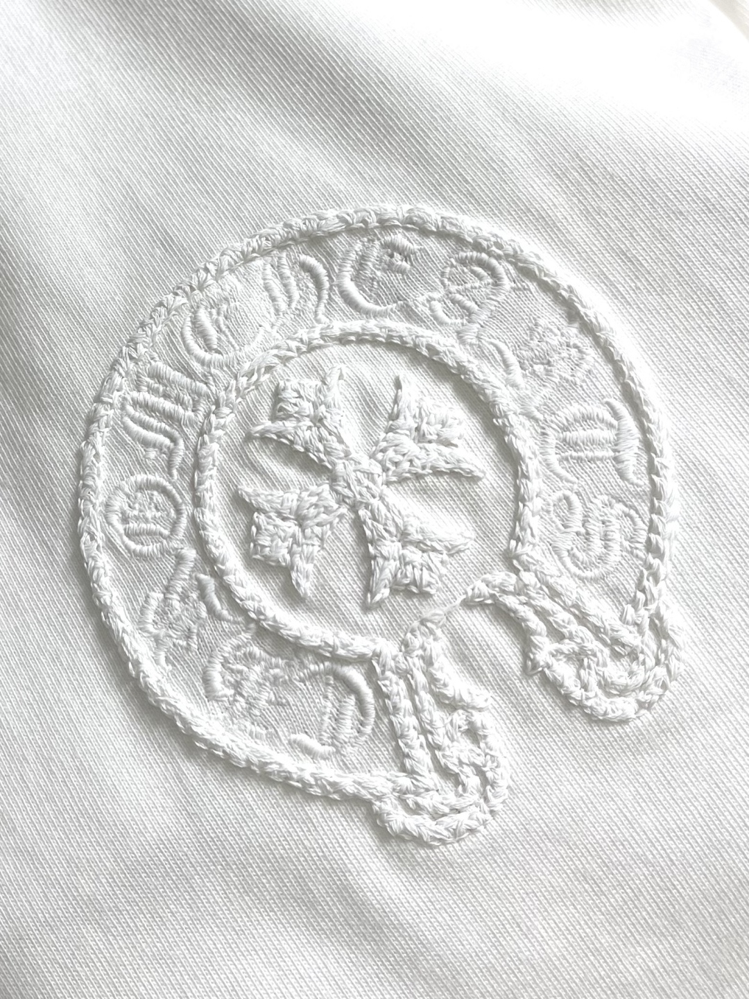 CH 克罗心新款刺绣短袖T恤，重磅420克双纱面料 整衣洗水两遍 重磅面料 宽松版型 偏深挺阔有型 不变