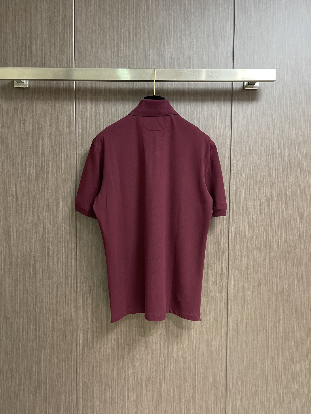 Brunello Cucinelli BC 徽标印花短袖Polo衫 定制丝光珠地弹府绸 紧致细腻 舒适贴