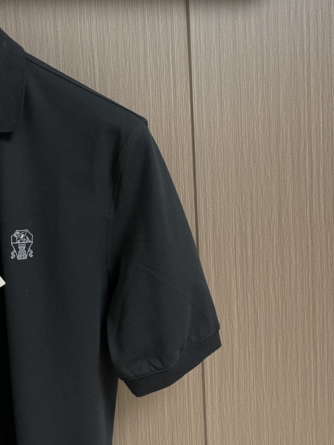 Brunello Cucinelli BC 徽标印花短袖Polo衫 定制丝光珠地弹府绸 紧致细腻 舒适贴