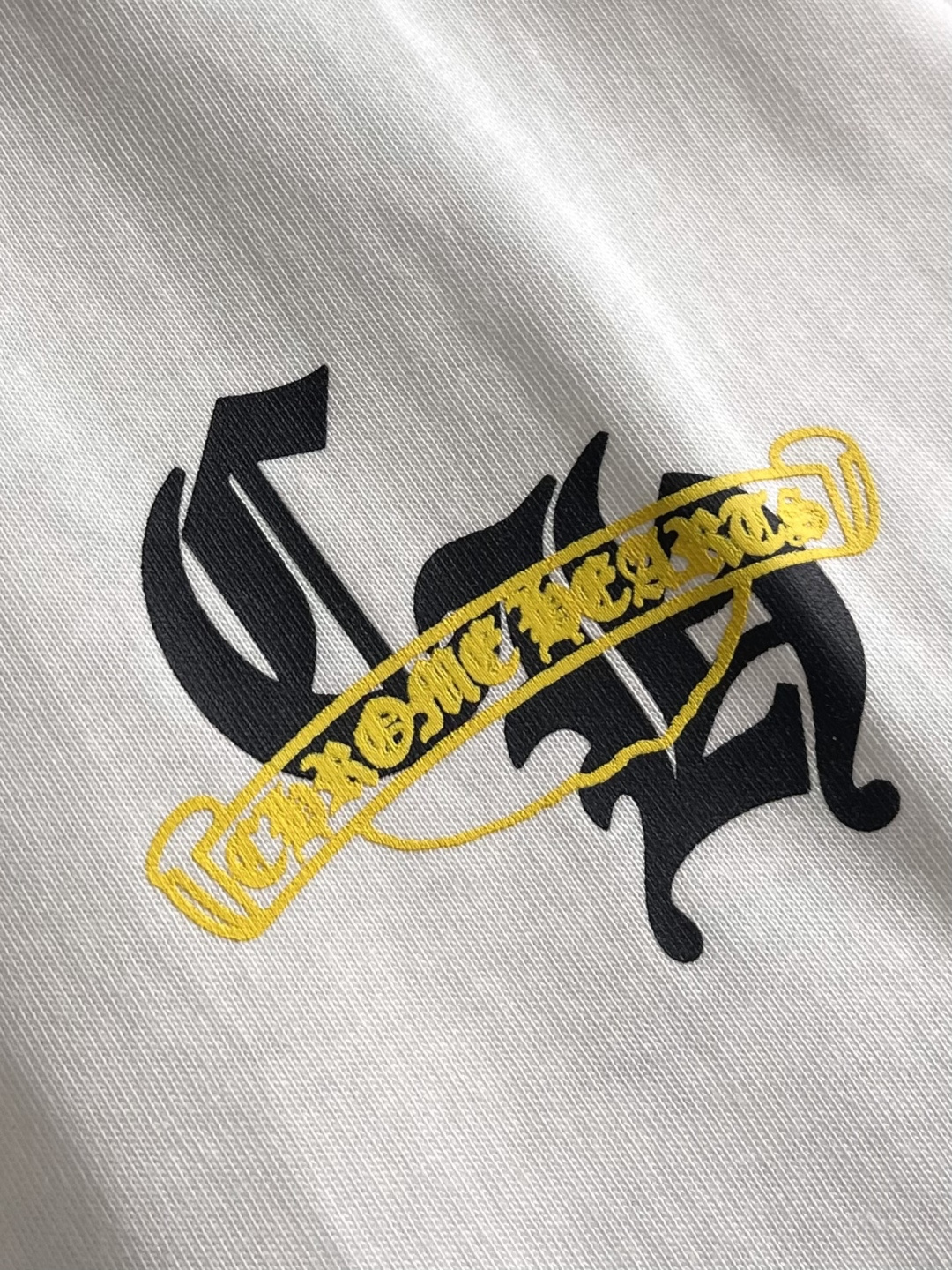 Chrome Hearts CH 克罗心 2026SS早春新款厚板印花短袖T恤，胶印设计，订制高织纯棉面