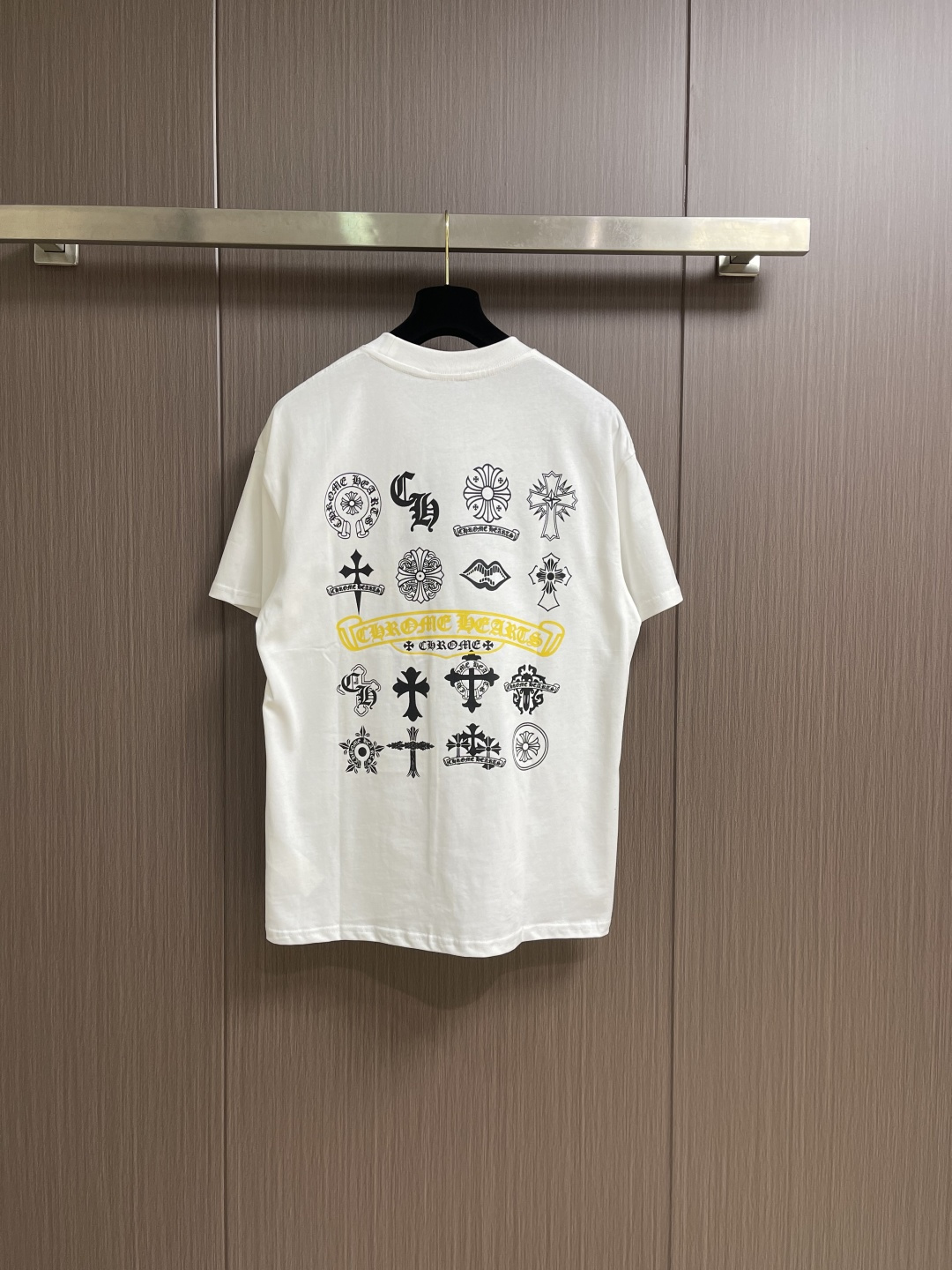 Chrome Hearts CH 克罗心 2026SS早春新款厚板印花短袖T恤，胶印设计，订制高织纯棉面