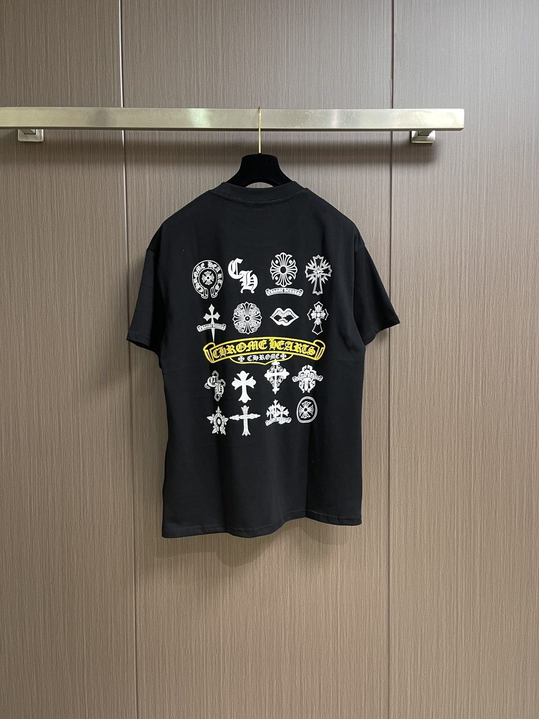 Chrome Hearts CH 克罗心 2026SS早春新款厚板印花短袖T恤，胶印设计，订制高织纯棉面