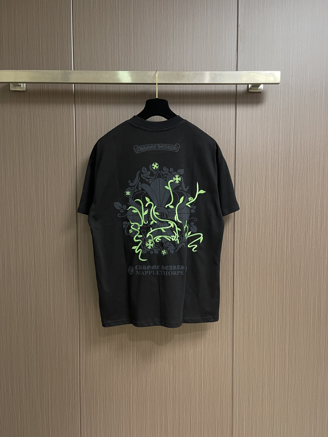 CH 克罗心新款刺绣短袖T恤，重磅420克双纱面料 整衣洗水两遍 重磅面料 宽松版型 偏深挺阔有型 不变