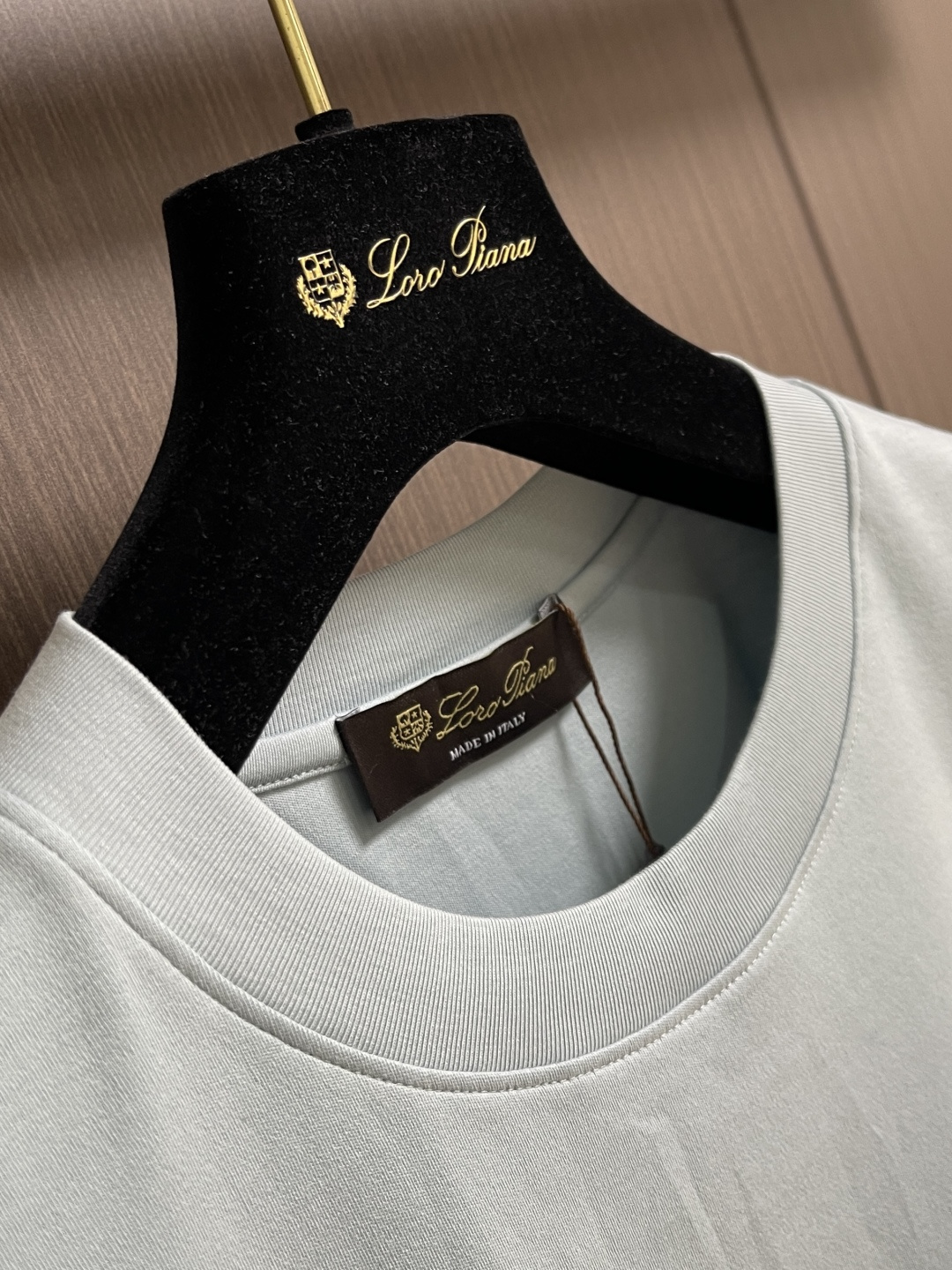 Loro piana Loro Piana 2026ss新款胶印标识纯色圆领短袖T恤， 百搭款式 任何人