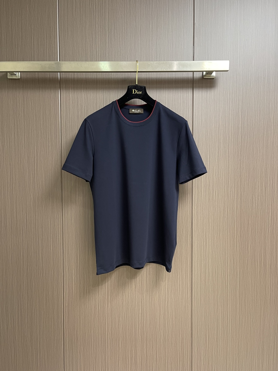 Loro piana Loro Piana 2026ss新款领口撞色圆领短袖T恤， 百搭款式 任何人都可