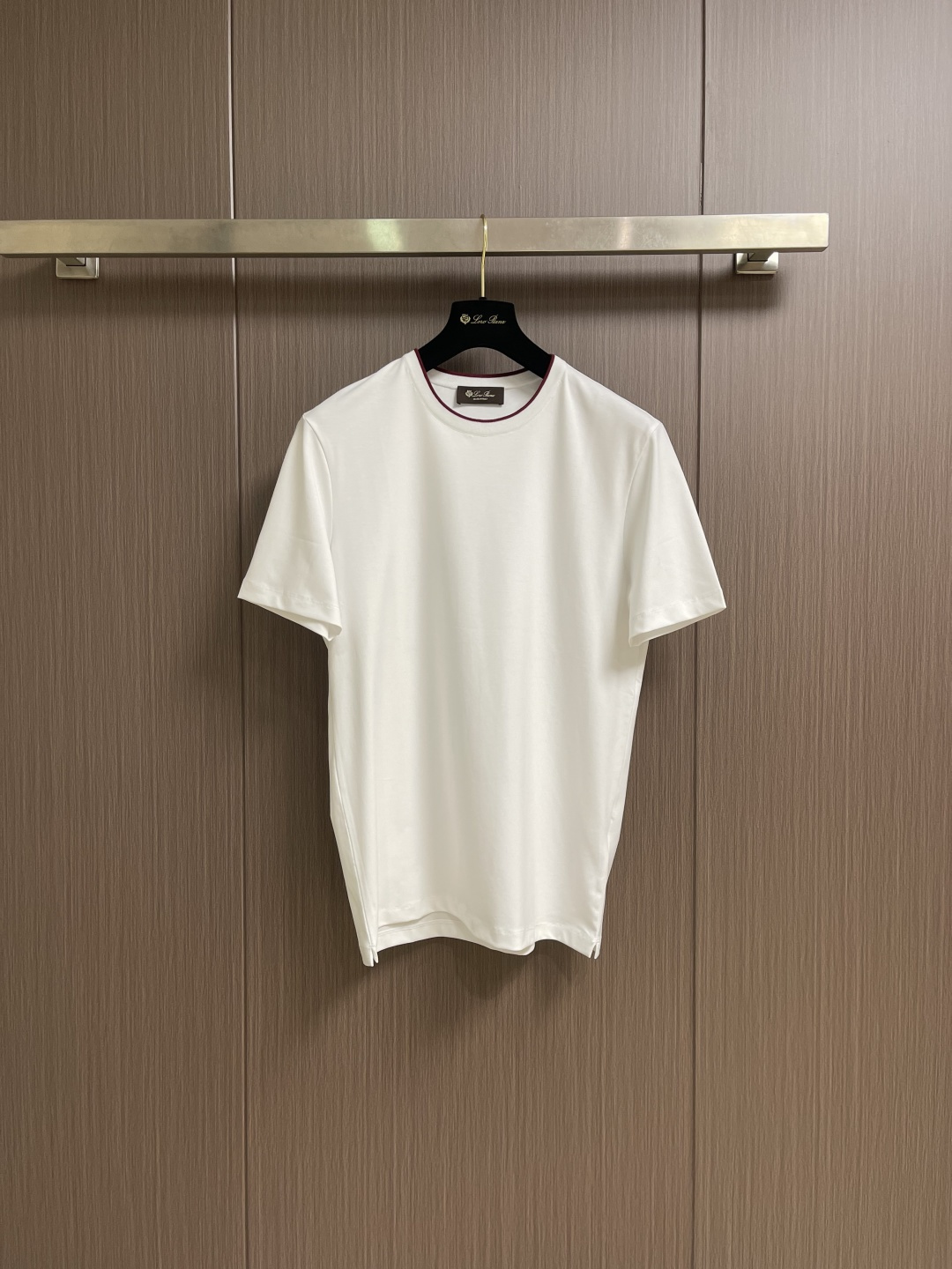 Loro piana Loro Piana 2026ss新款领口撞色圆领短袖T恤， 百搭款式 任何人都可