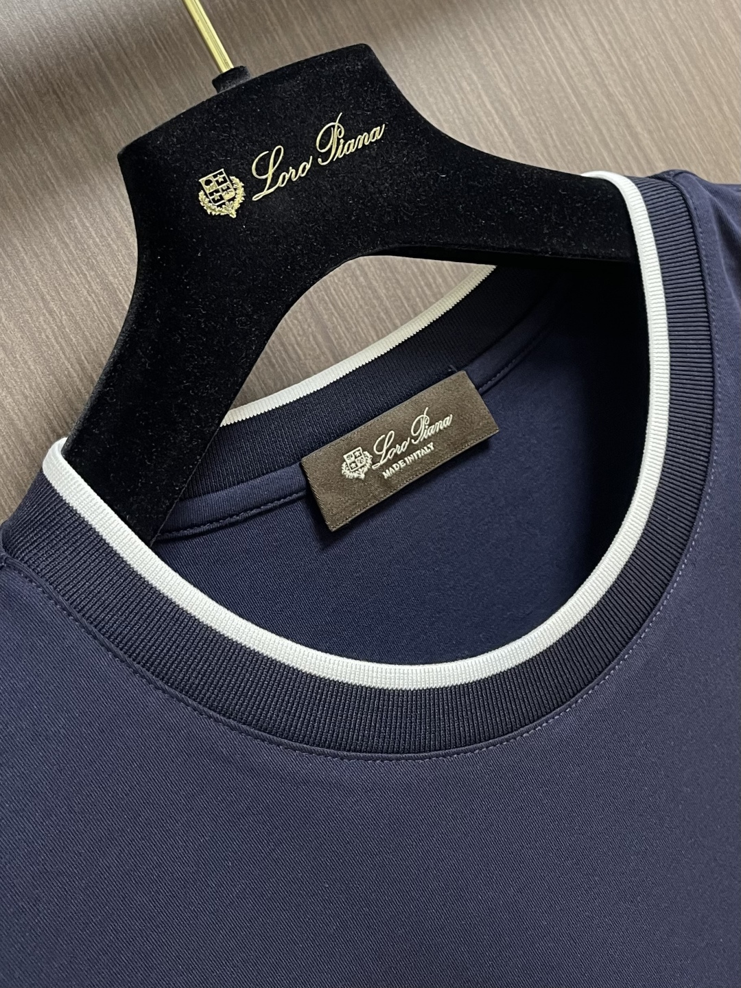 Loro piana Loro Piana 2026ss新款撞色假两件圆领短袖T恤， 百搭款式 任何人都