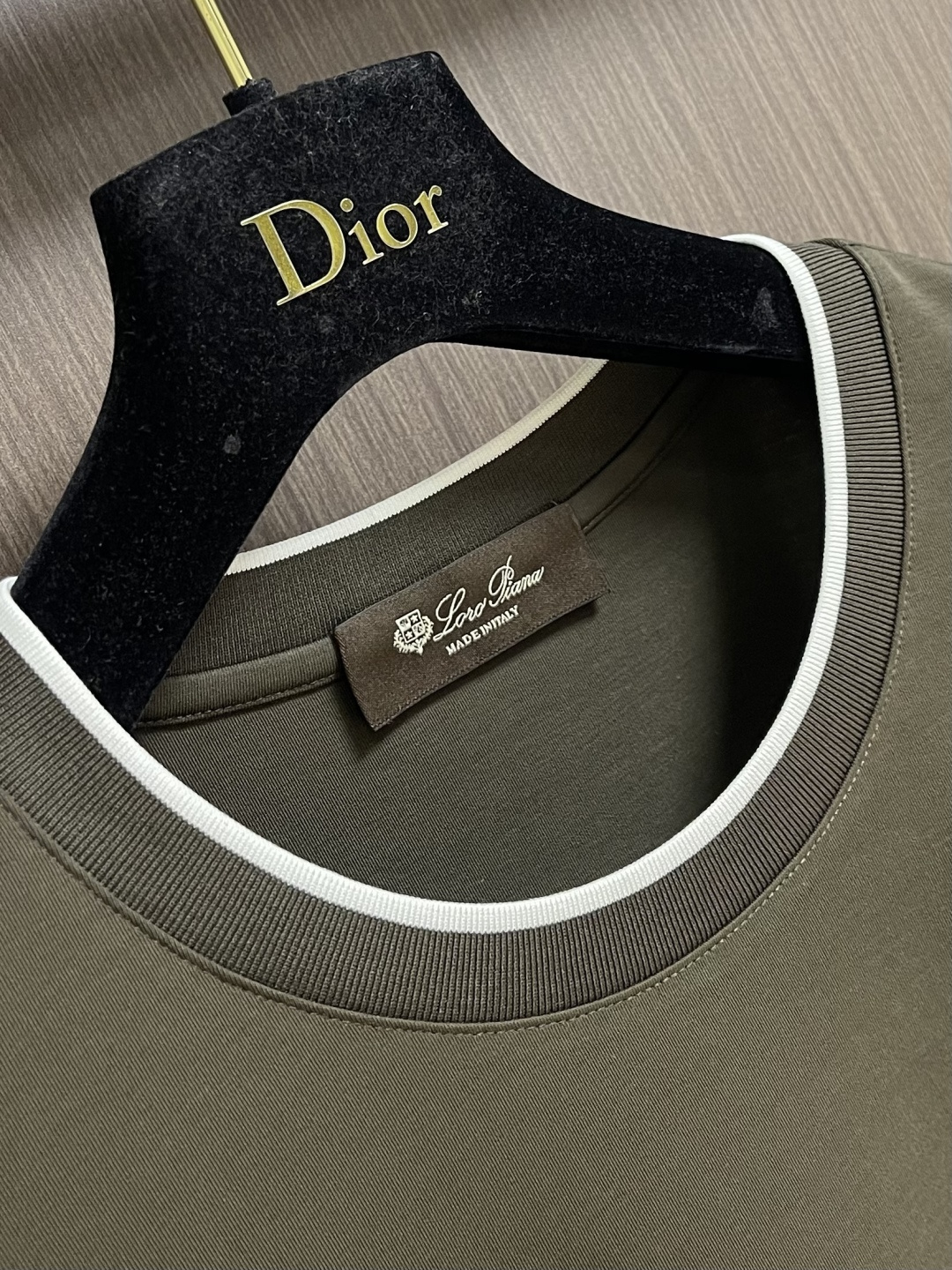Loro piana Loro Piana 2026ss新款撞色假两件圆领短袖T恤， 百搭款式 任何人都