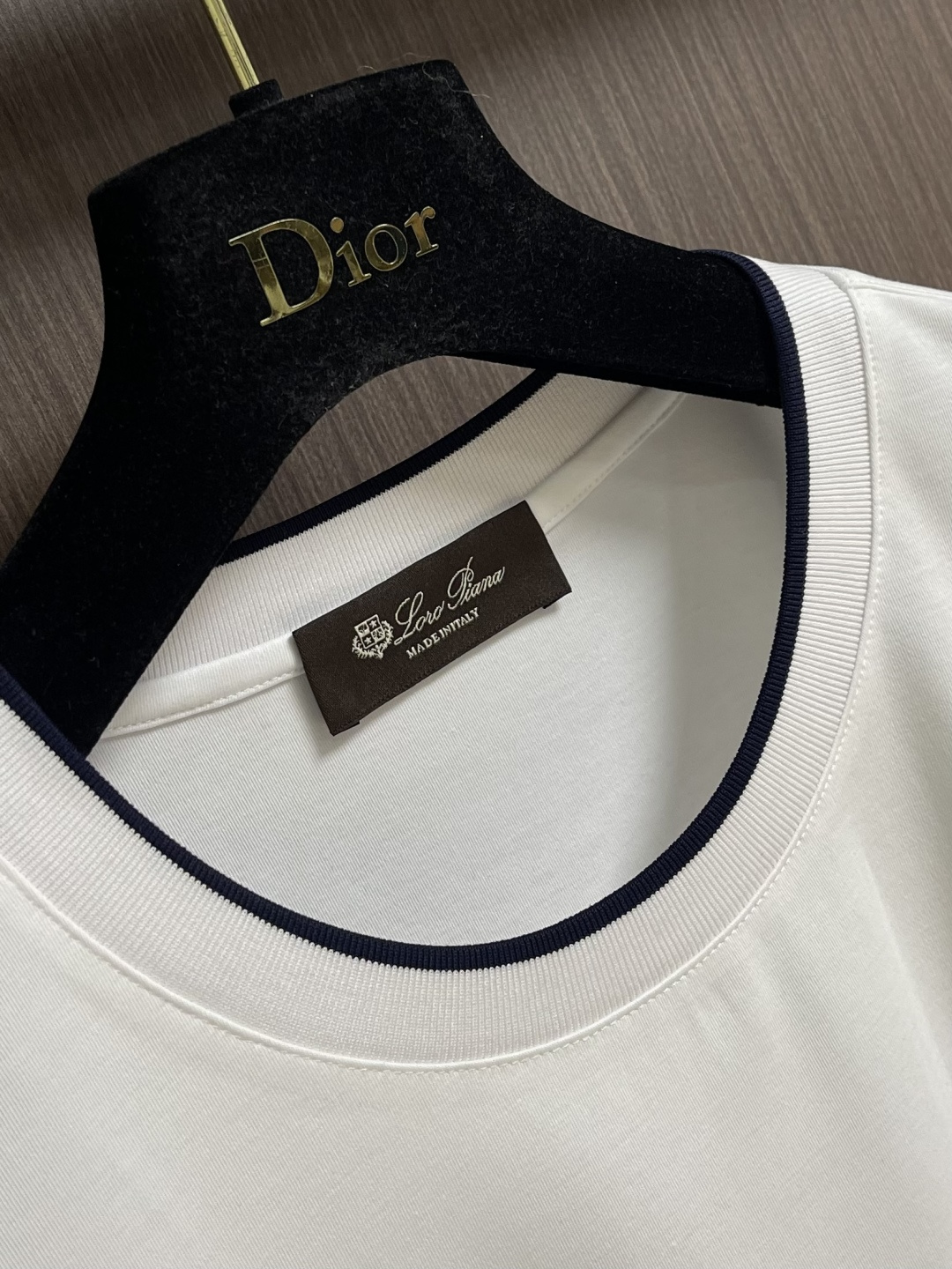 Loro piana Loro Piana 2026ss新款撞色假两件圆领短袖T恤， 百搭款式 任何人都