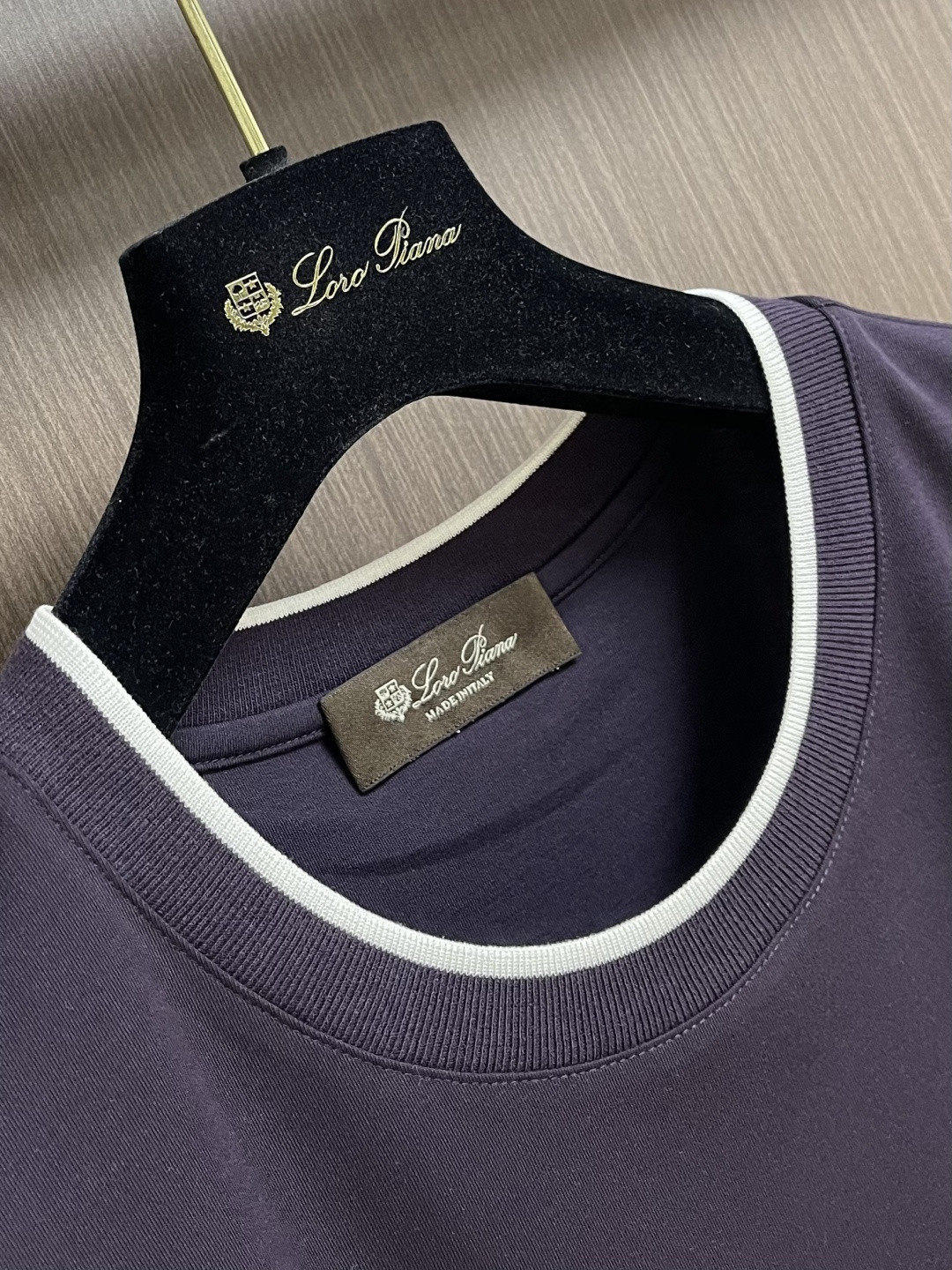 Loro piana Loro Piana 2026ss新款撞色假两件圆领短袖T恤， 百搭款式 任何人都