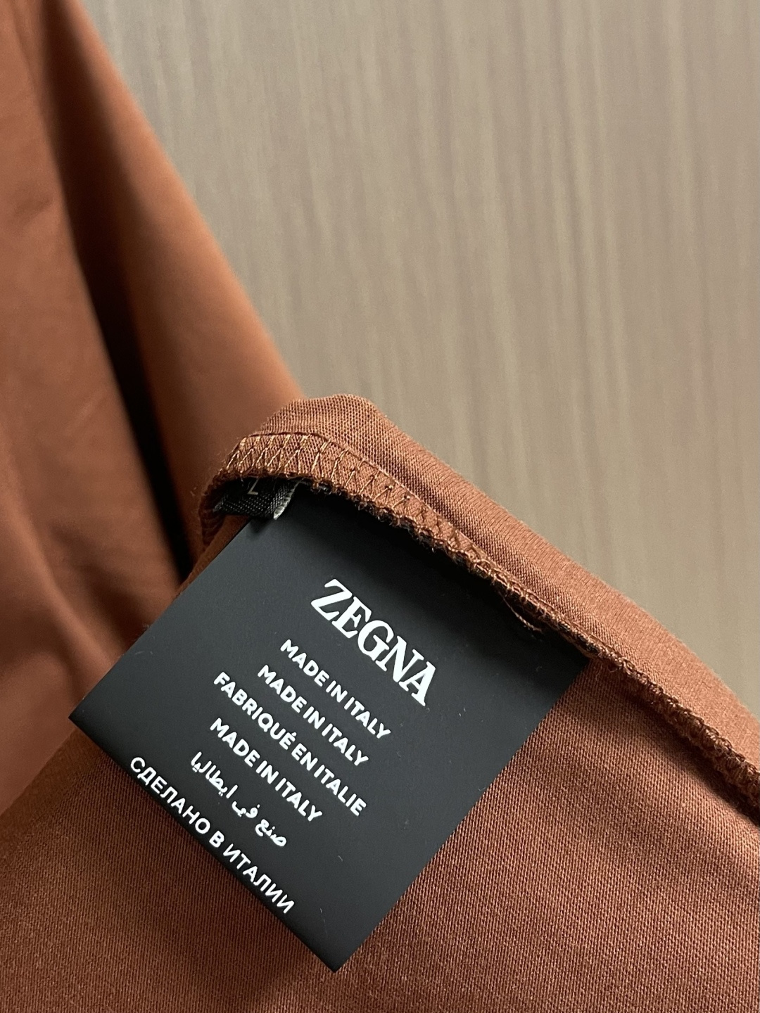 Zegna 杰尼亚2026ss新款圆领短袖T恤，定制新疆长绒棉面料，后背logo标识 高弹面料、久穿不易