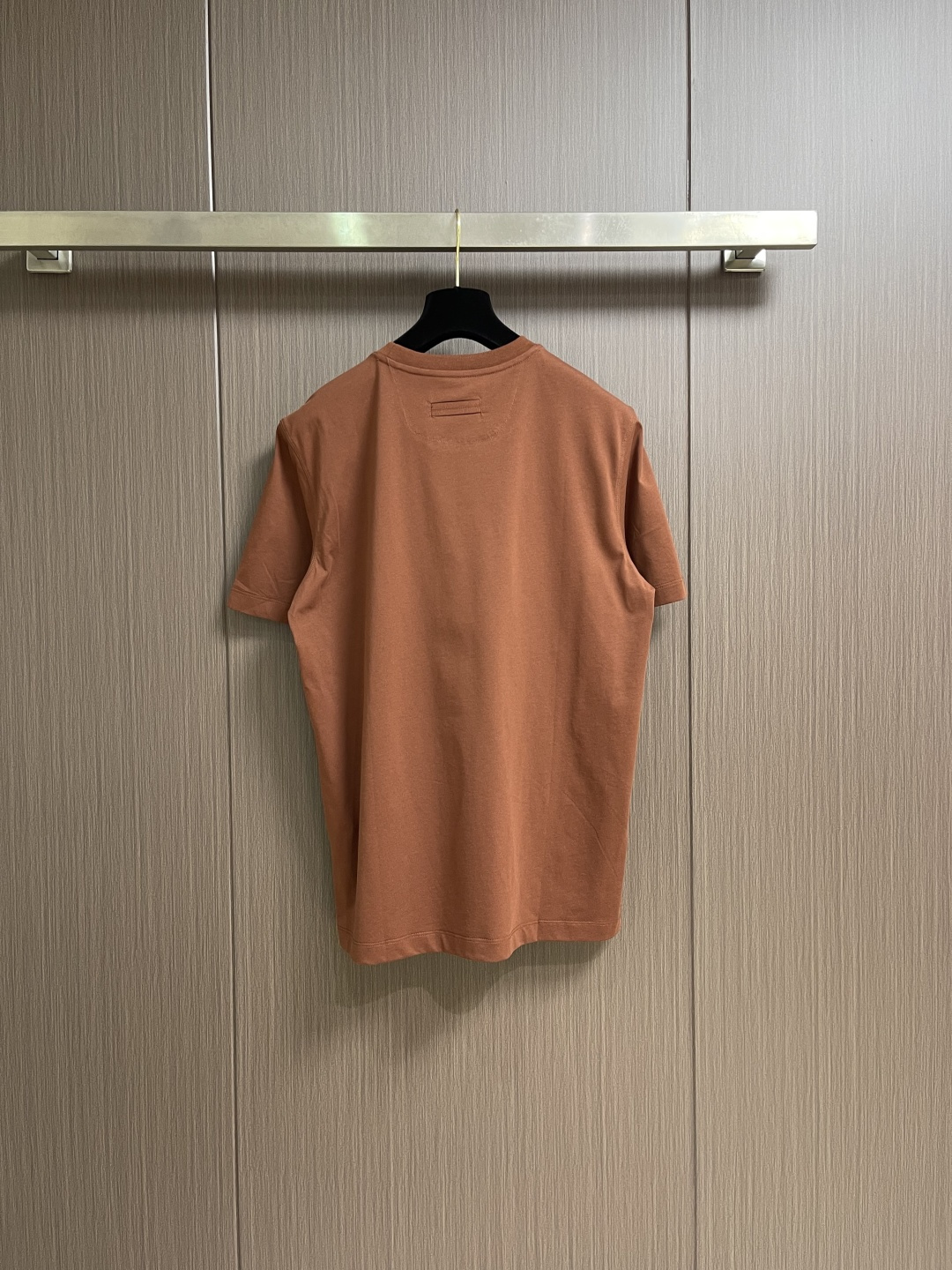 Zegna 杰尼亚2026ss新款圆领短袖T恤，定制新疆长绒棉面料，后背logo标识 高弹面料、久穿不易