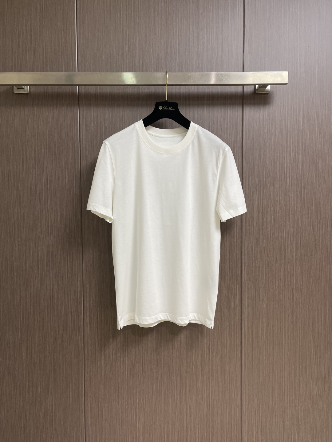 Zegna 杰尼亚2026ss新款圆领短袖T恤，定制新疆长绒棉面料，后背logo标识 高弹面料、久穿不易