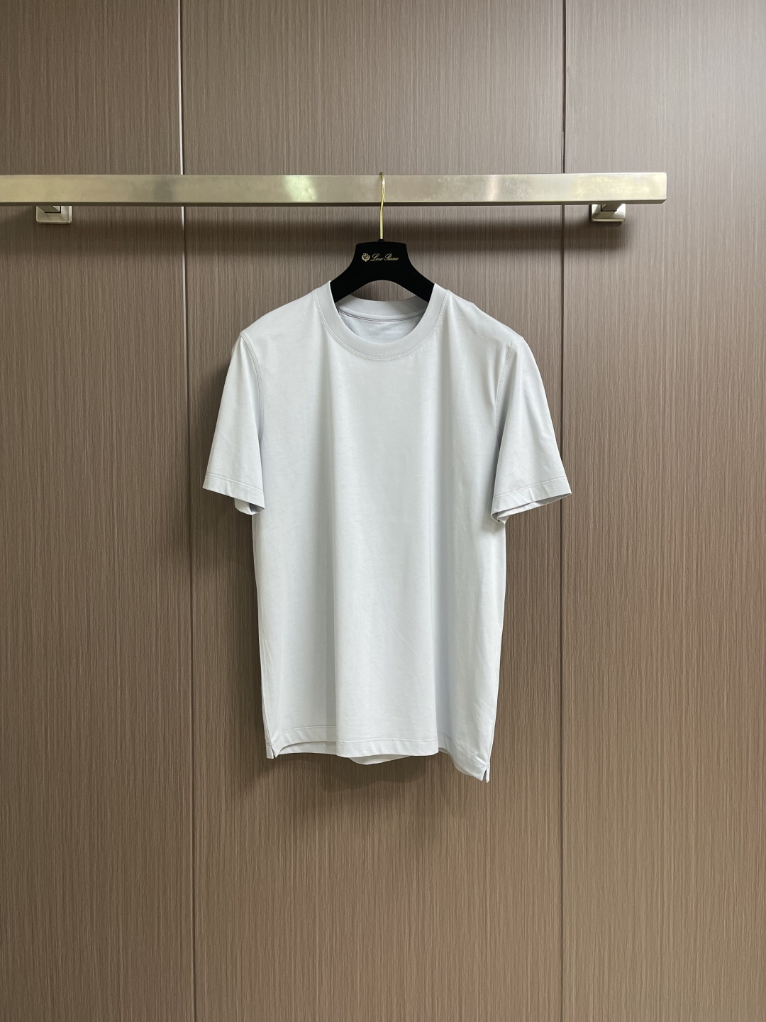 Zegna 杰尼亚2026ss新款圆领短袖T恤，定制新疆长绒棉面料，后背logo标识 高弹面料、久穿不易