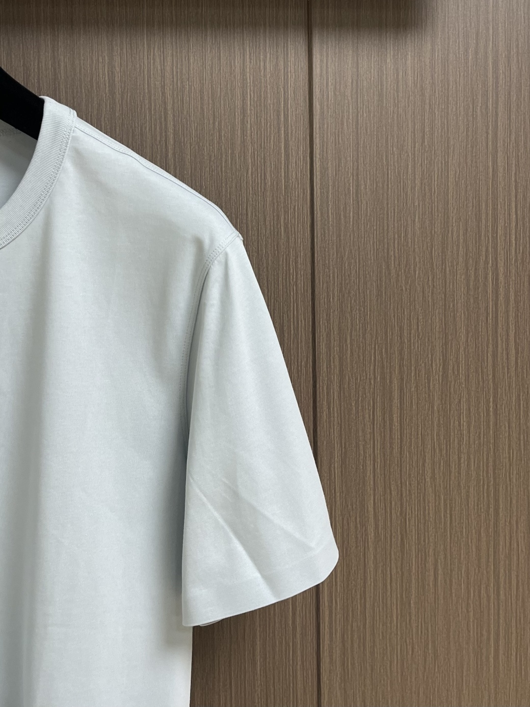 Zegna 杰尼亚2026ss新款圆领短袖T恤，定制新疆长绒棉面料，胶印logo标识 高弹面料、久穿不易