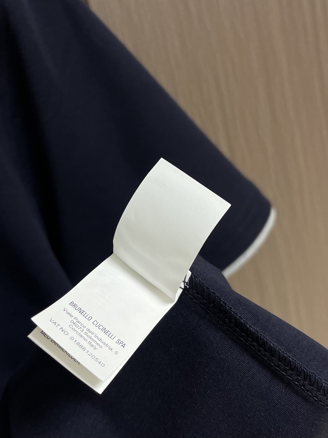 Brunello Cucinelli BC 胸前刺绣假两件圆领短袖T恤，2026SS早春新款短袖 男士日