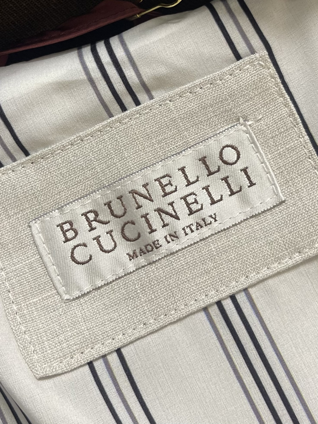 BrunelloCucinelli布鲁内洛·库奇内利 BC 长袖立领夹克外套，臻选高端弹力纯棉面料，手感