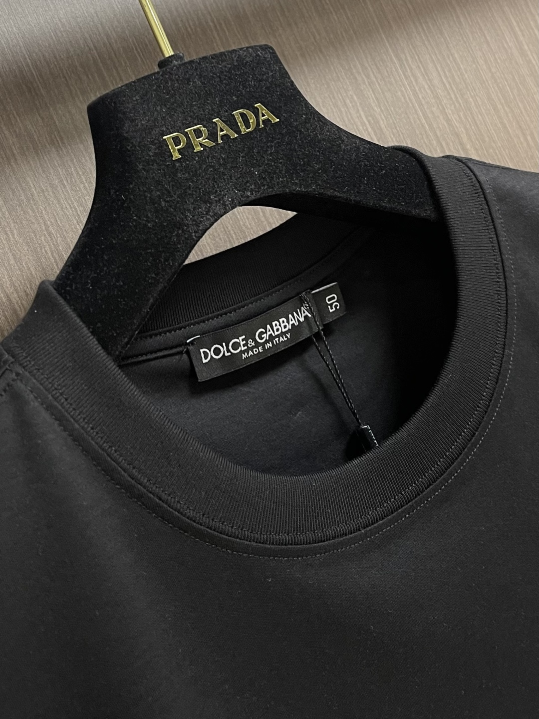 Dolce Gabbana DG 2026ss夏季新款基础丝光棉圆领短袖T恤，字母仔章休闲圆领短袖t恤衫