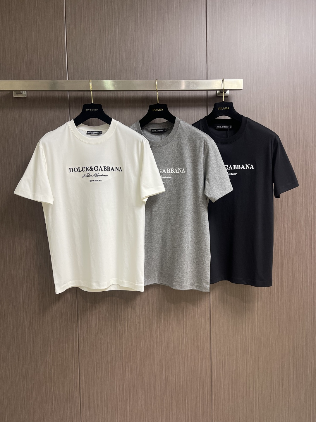 Dolce Gabbana DG 2026ss夏季新款基础丝光棉圆领短袖T恤，字母仔章休闲圆领短袖t恤衫