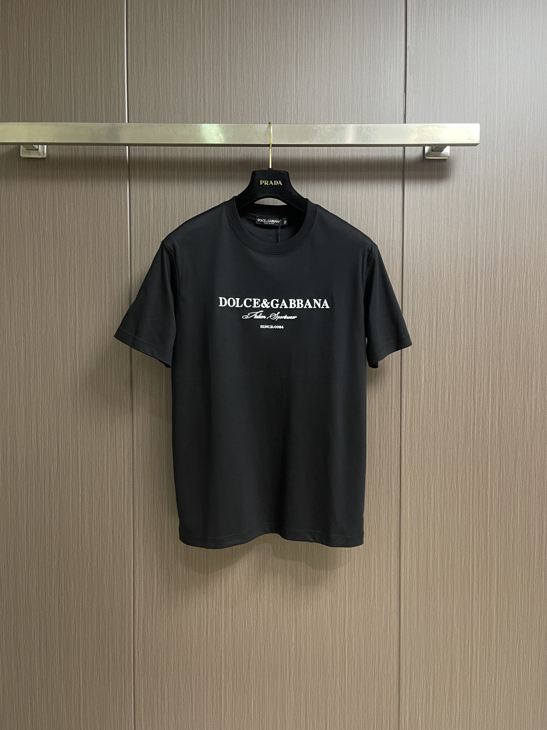 Dolce Gabbana DG 2026ss夏季新款基础丝光棉圆领短袖T恤，字母仔章休闲圆领短袖t恤衫