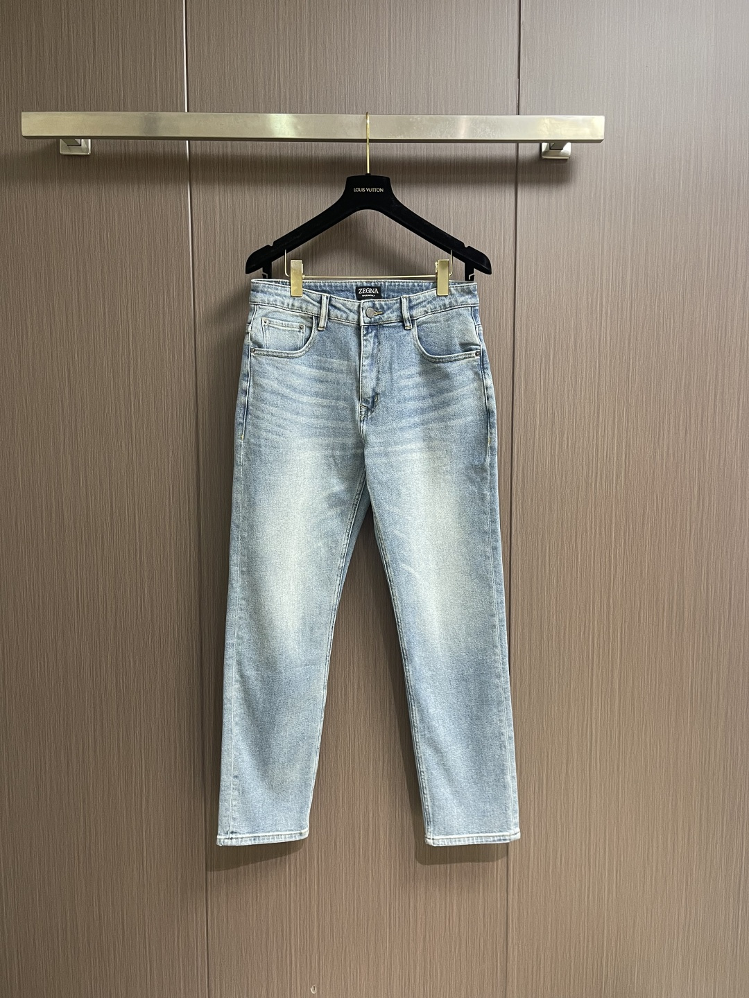 Ermenegildo zegna 2026SS早春新品，直筒牛仔裤，进口原版水洗弹力面料，上身舒适透气