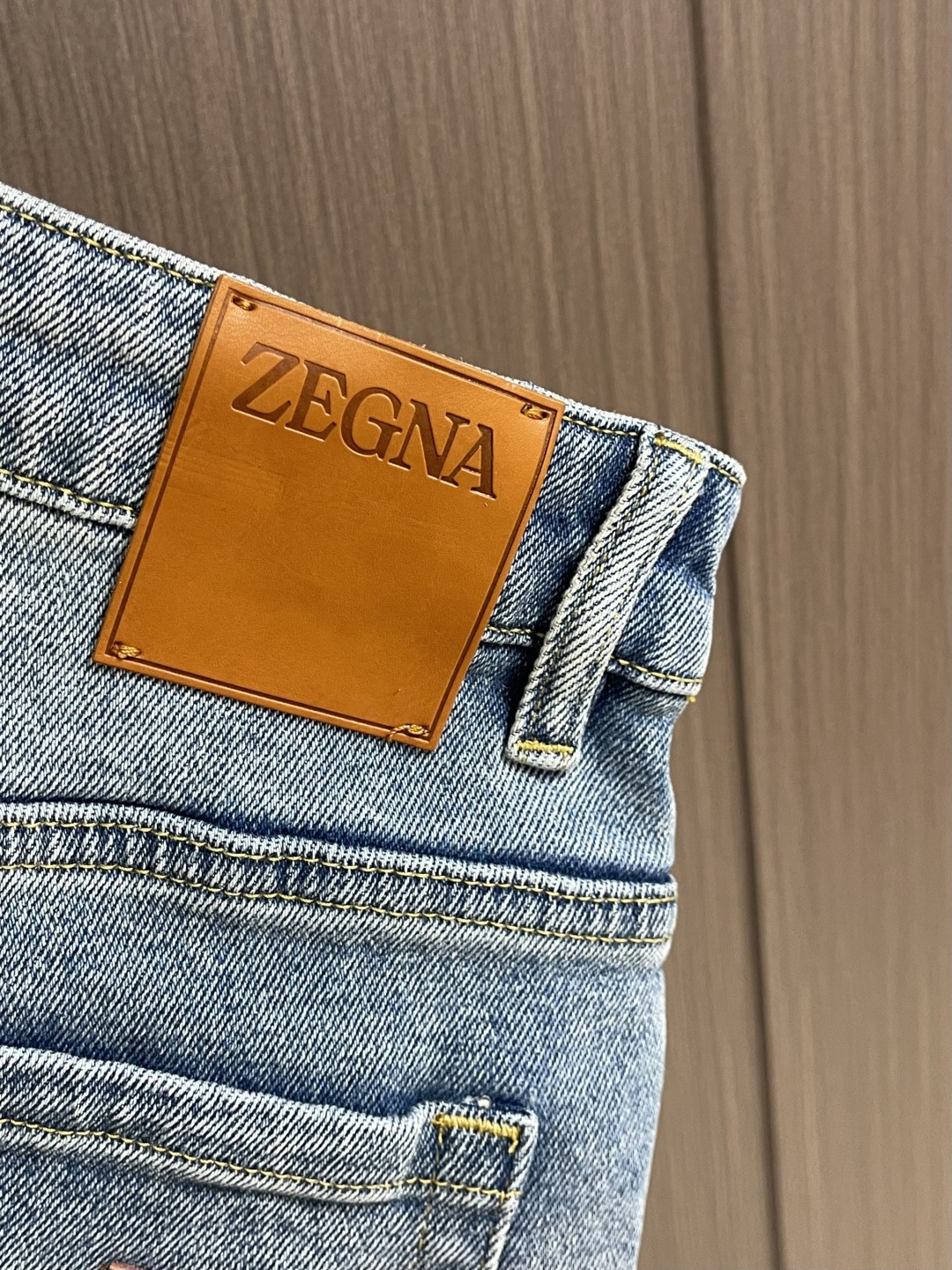 Ermenegildo zegna 2026SS早春新品，直筒牛仔裤，进口原版水洗弹力面料，上身舒适透气