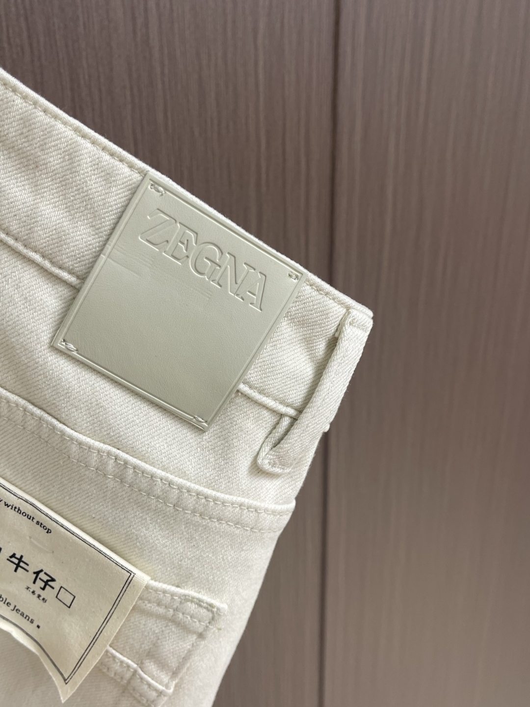Ermenegildo zegna 2026SS早春新品，直筒牛仔裤，进口原版水洗弹力面料，上身舒适透气
