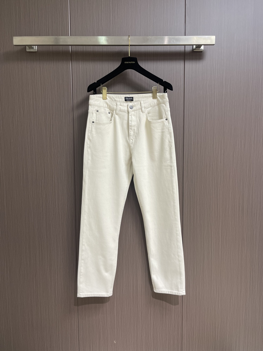 Ermenegildo zegna 2026SS早春新品，直筒牛仔裤，进口原版水洗弹力面料，上身舒适透气