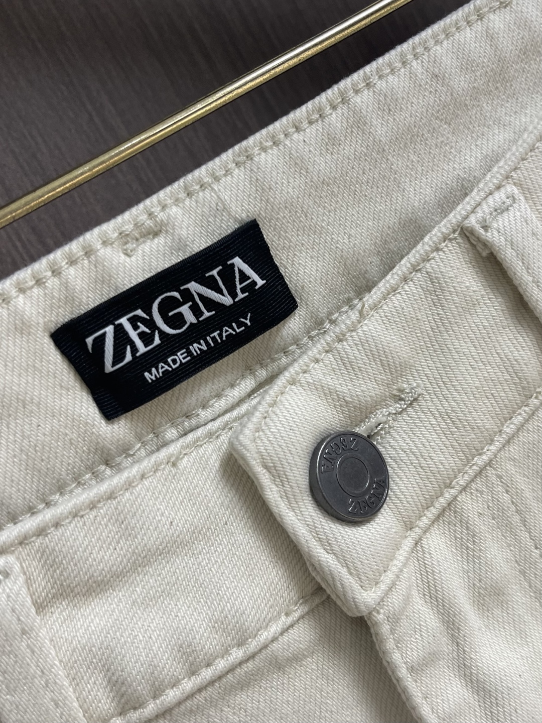 Ermenegildo zegna 2026SS早春新品，直筒牛仔裤，进口原版水洗弹力面料，上身舒适透气